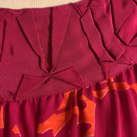 SALE!!!!   CAbi Origami Tunic Top Dress #999 Pink Orange - Picture 6 of 9